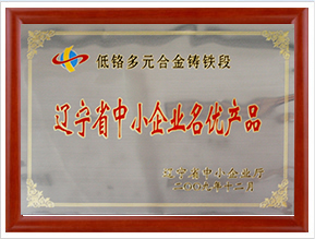 遼寧省中小企業(yè)名優(yōu)產(chǎn)品